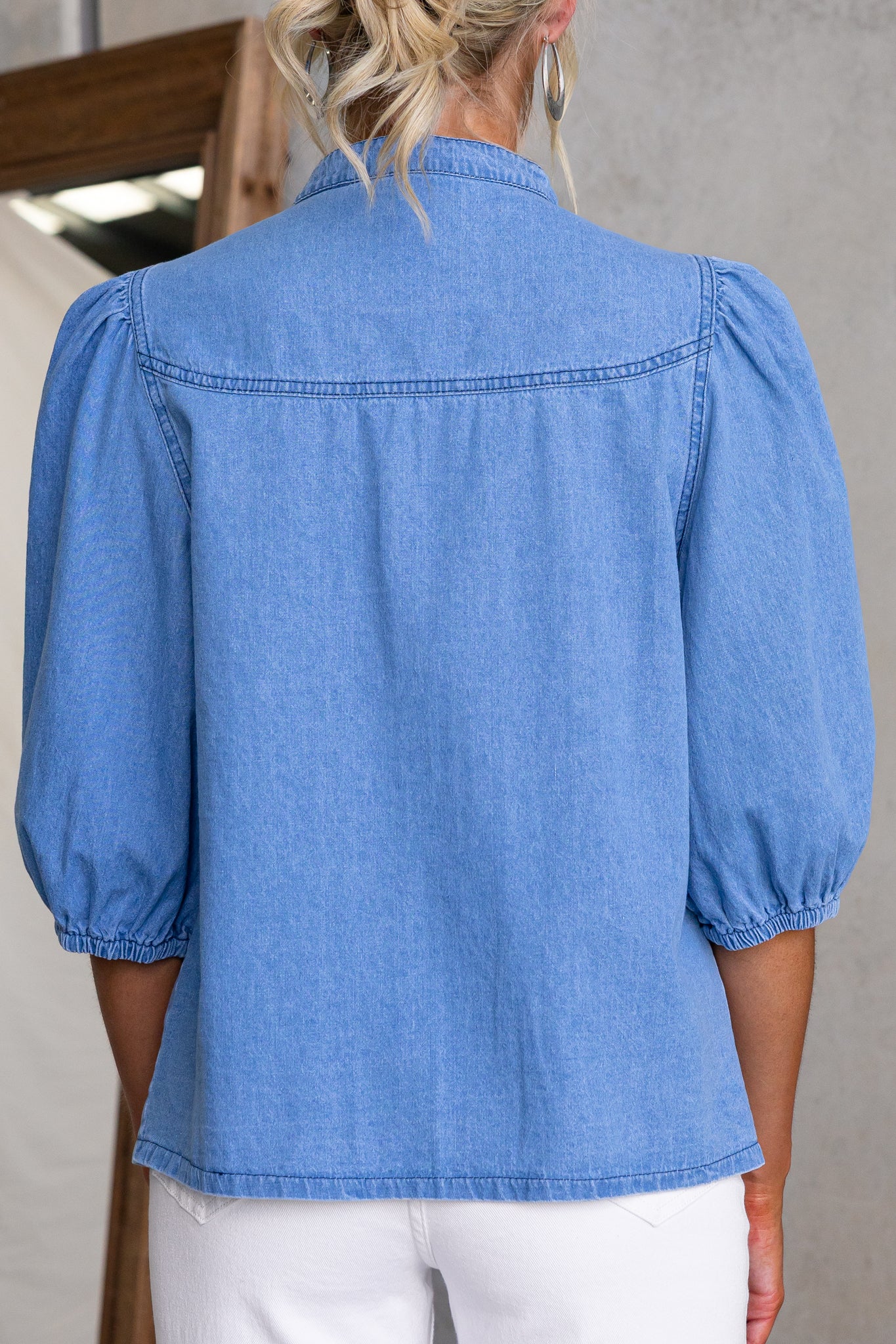 Adeline Denim Top - Image 6