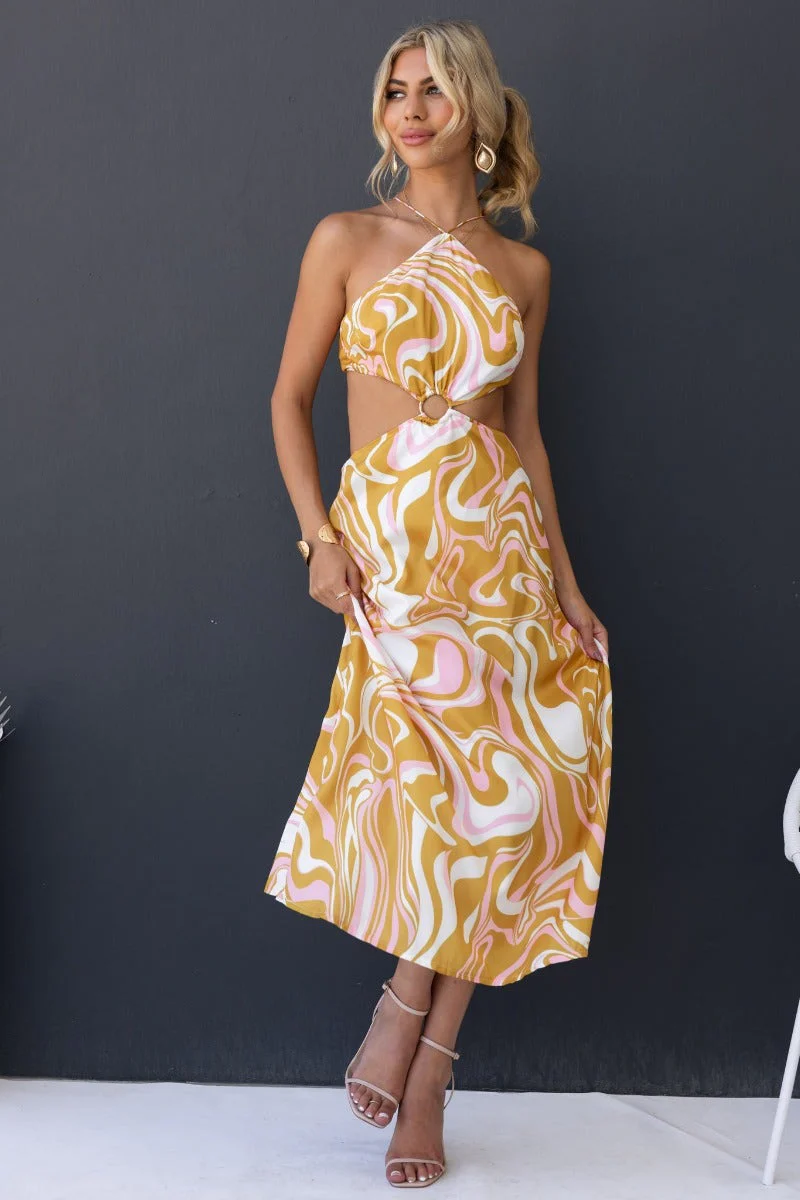 Always Waiting Midi Dress