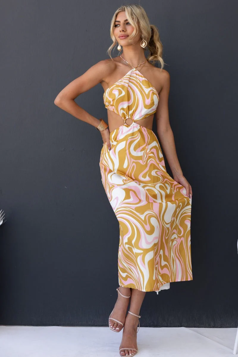 Always Waiting Midi Dress - Image 3
