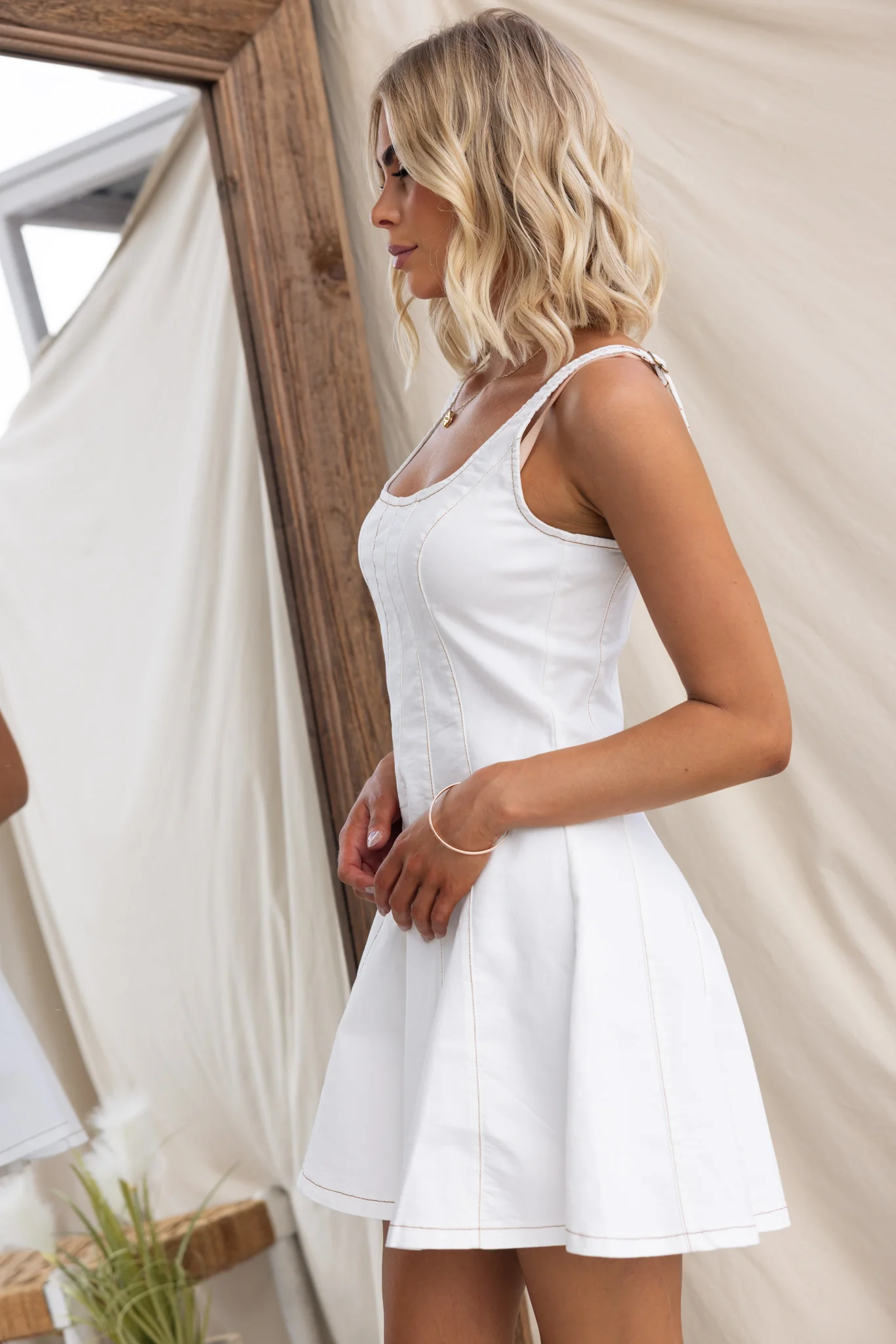 Annette Denim Dress - Image 5