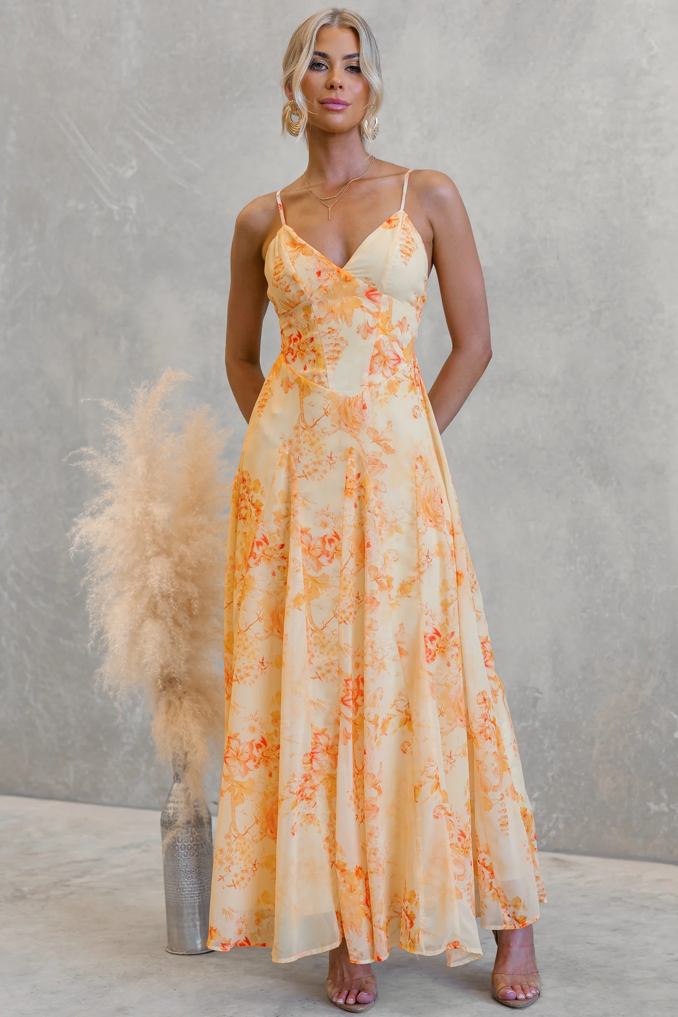 Apricot Mirage Maxi Dress - Image 3