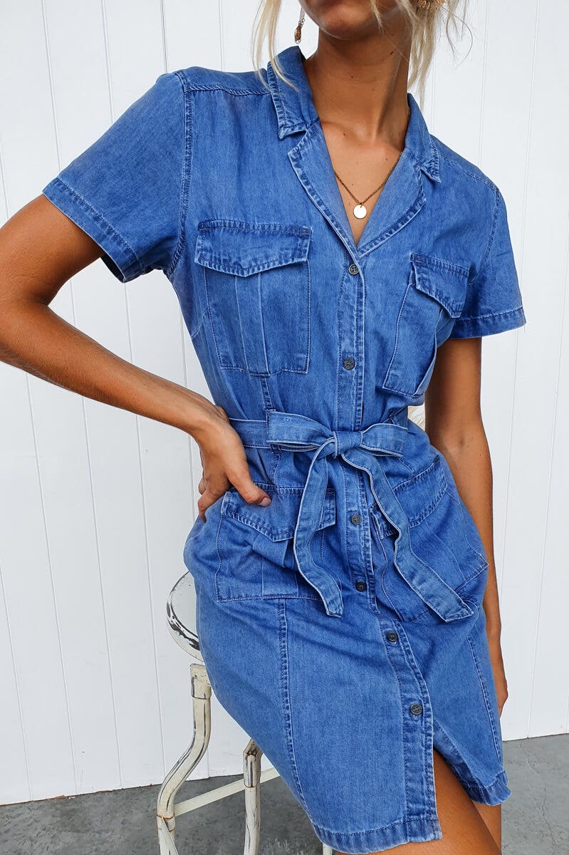 Ayden Denim Dress - Image 2