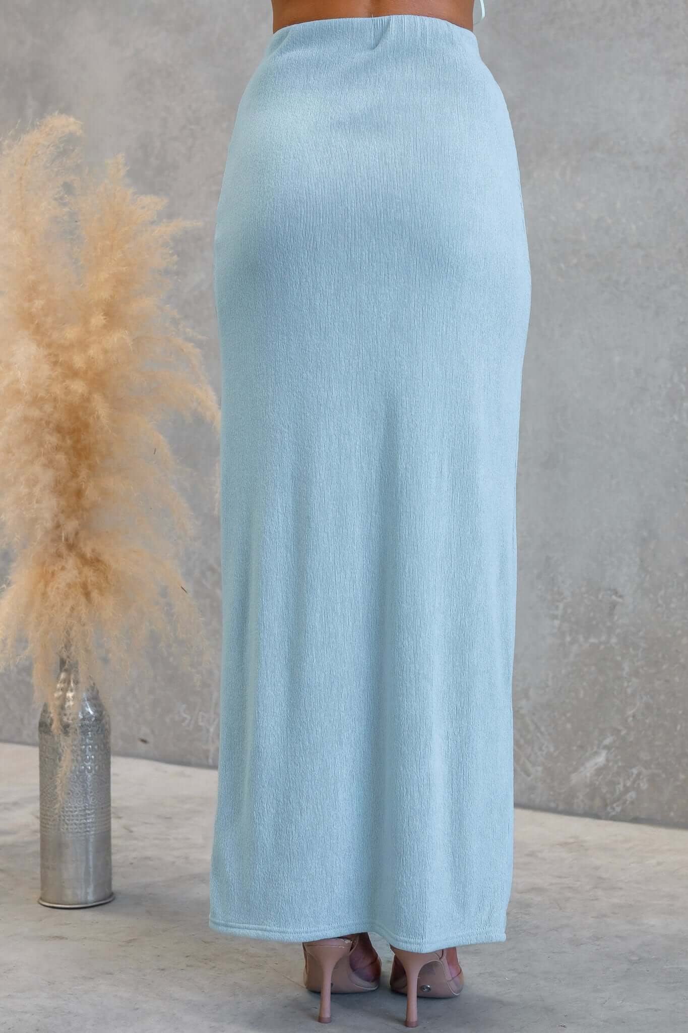 Azure Drift Maxi Skirt - Image 5