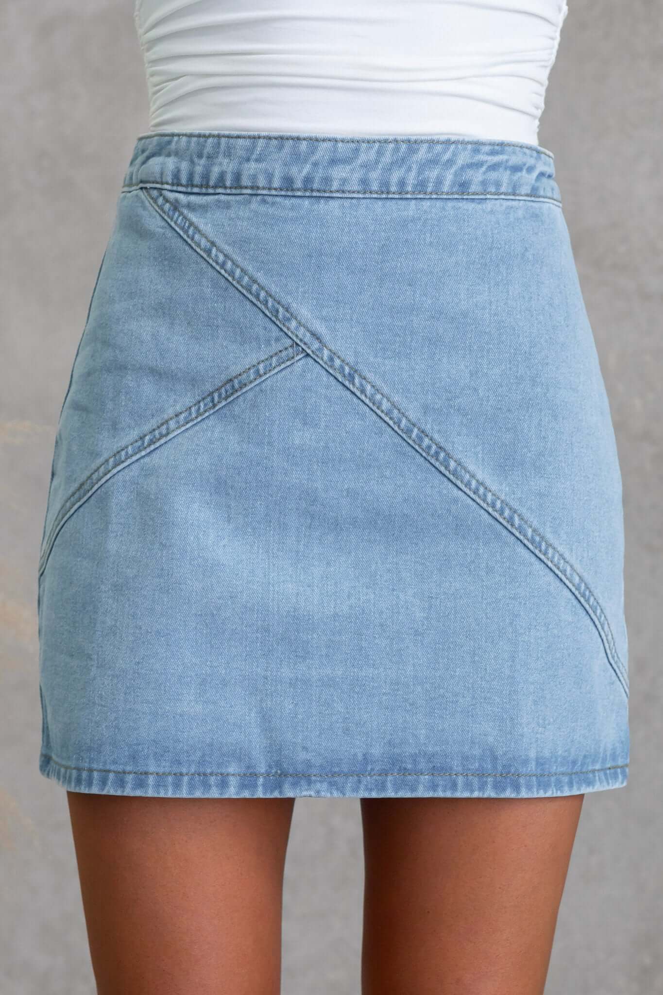 Bare Current Denim Skirt - Image 5