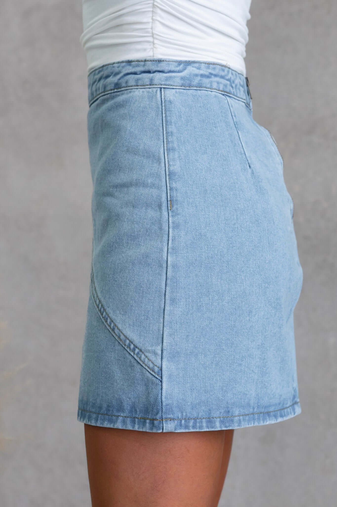 Bare Current Denim Skirt - Image 6