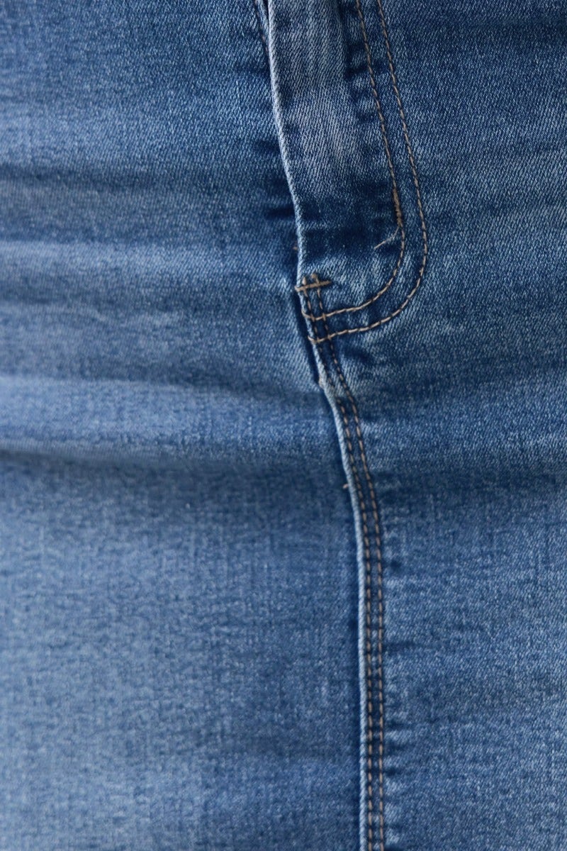 Batter Up Denim Skirt - Image 8