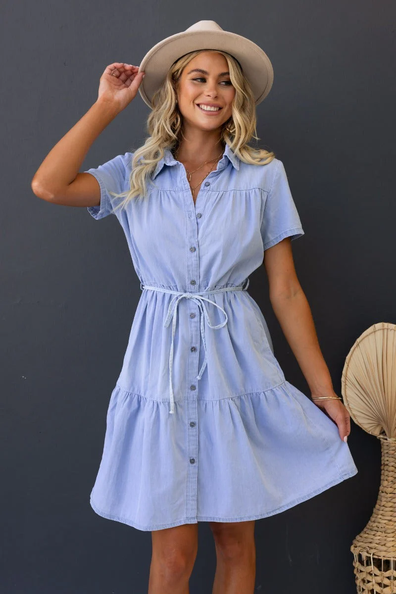 Be Honest Denim Dress - Image 3