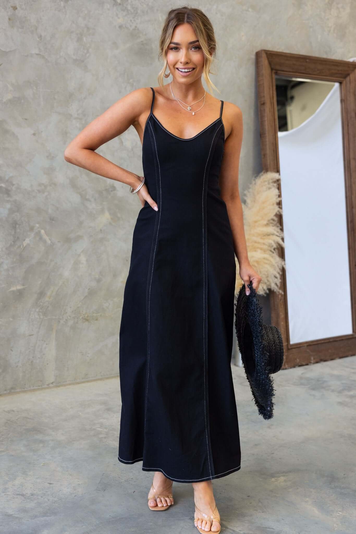 Beau Denim Maxi Dress