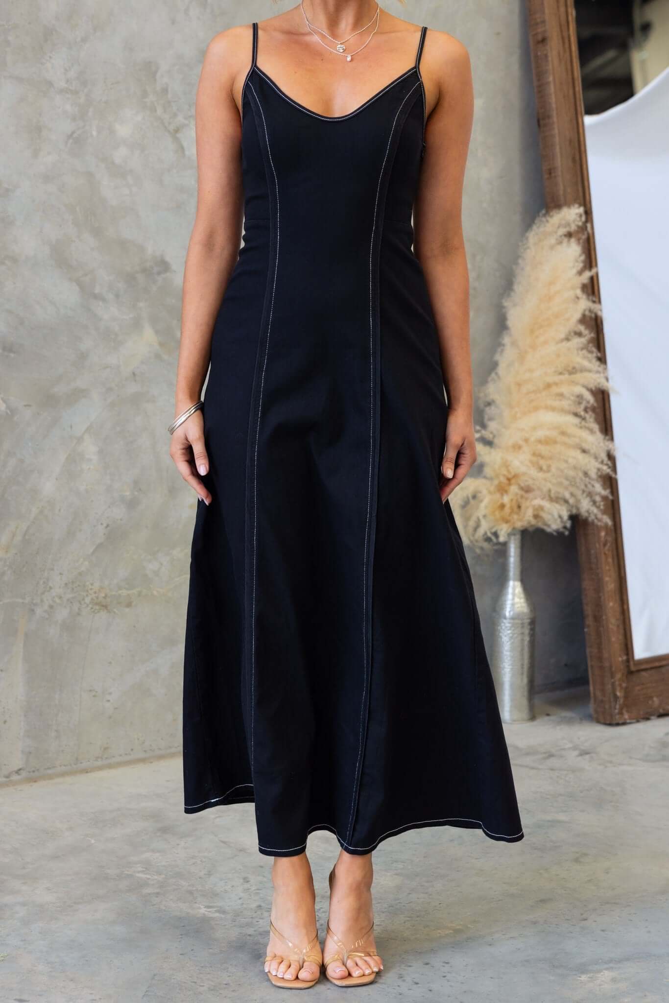 Beau Denim Maxi Dress - Image 6