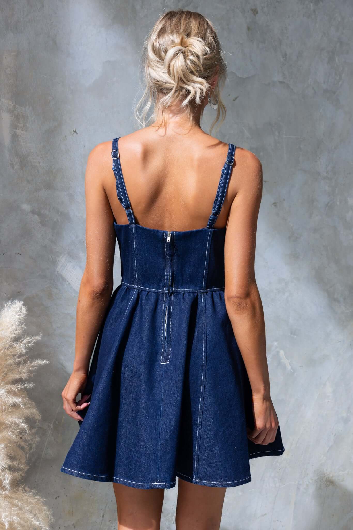 Bestie Denim Dress - Image 5