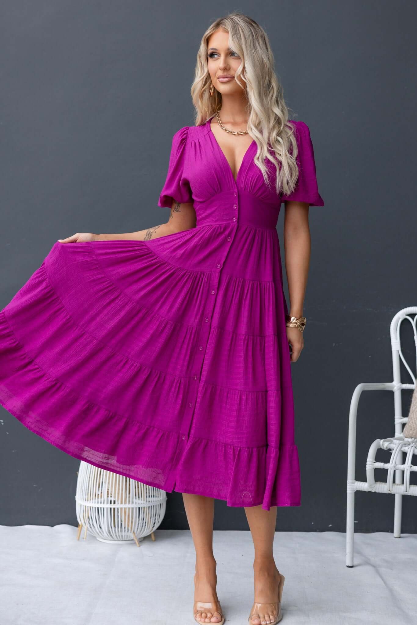 Bindi Midi Dress - Image 3