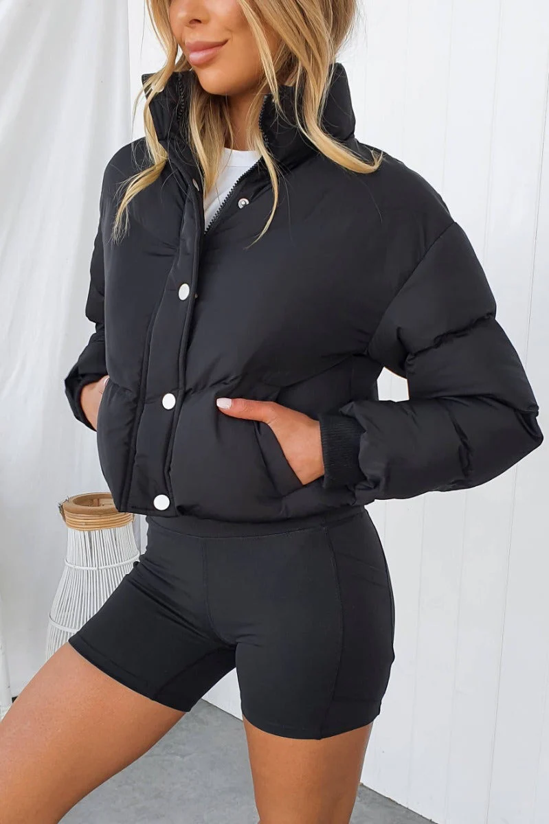 Blair Crop Puffer Jacket - Image 2