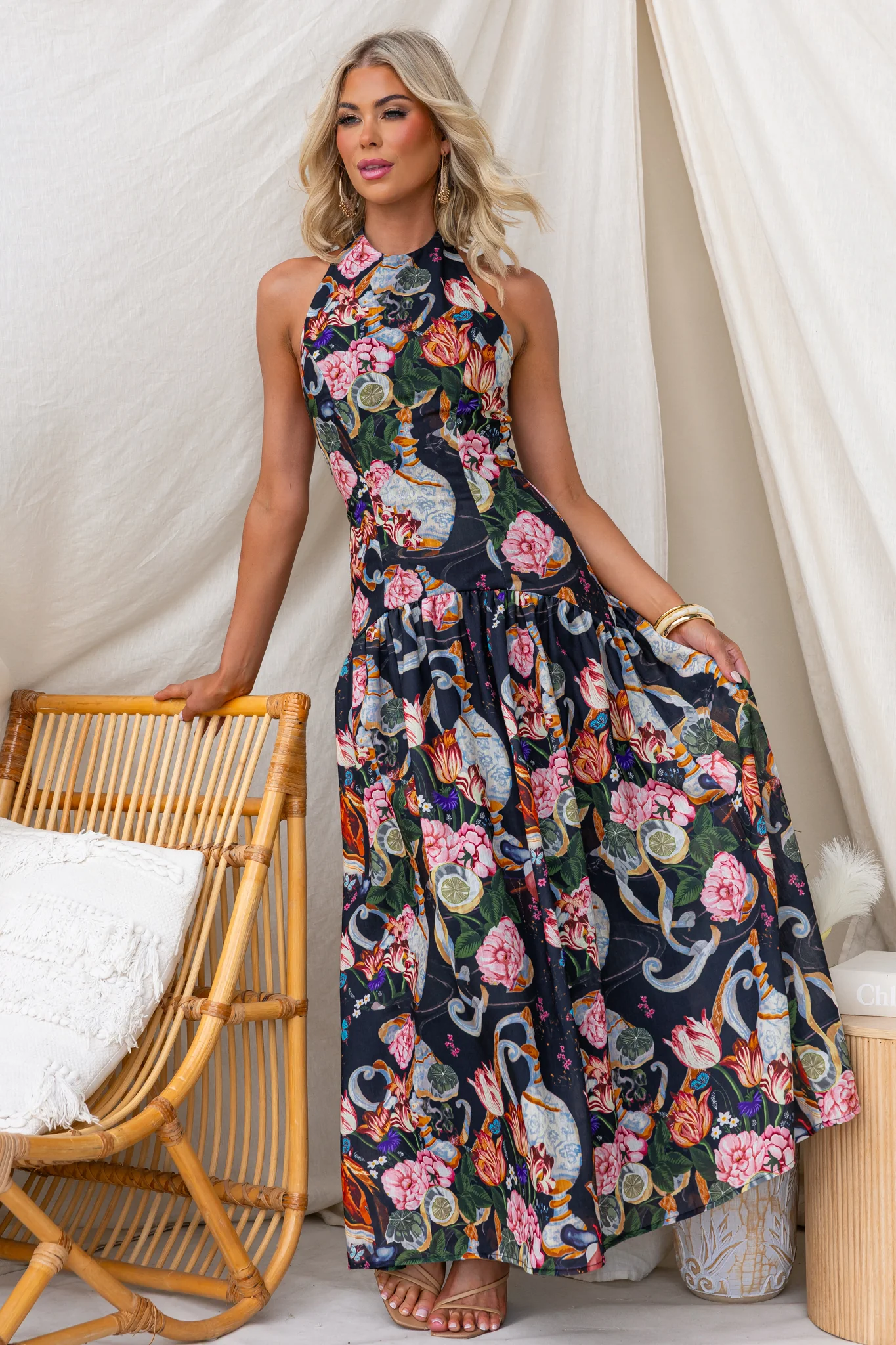 Bloom Canvas Maxi Dress - Image 4