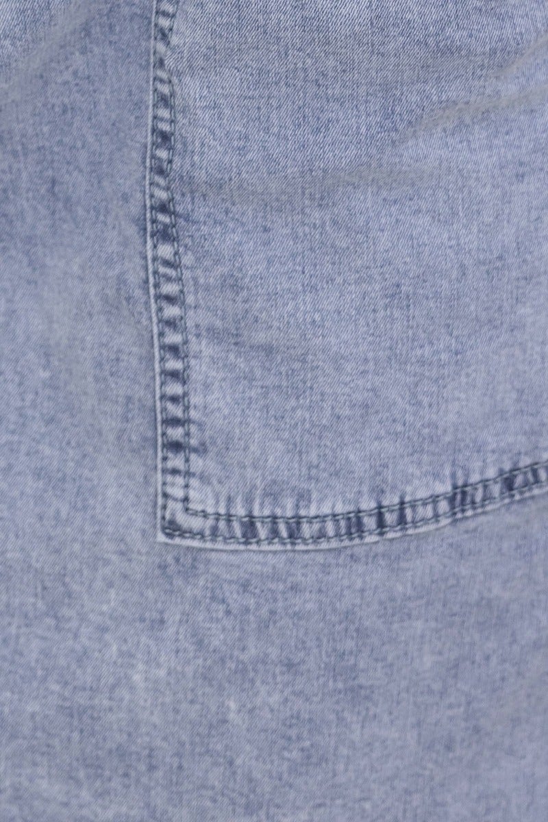 Blurred Denim Dress - Image 7