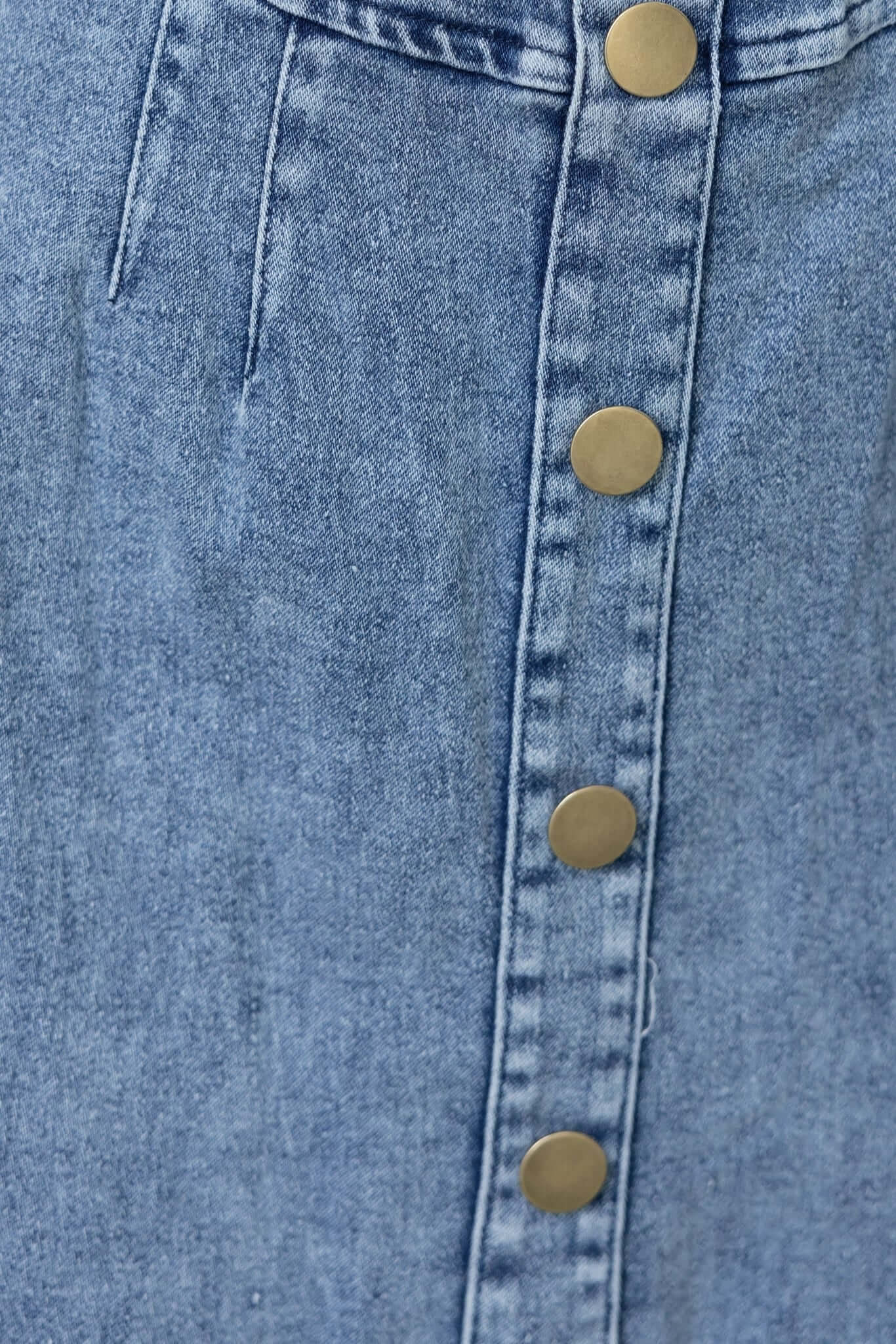 Brinna Denim Midi Dress - Image 6