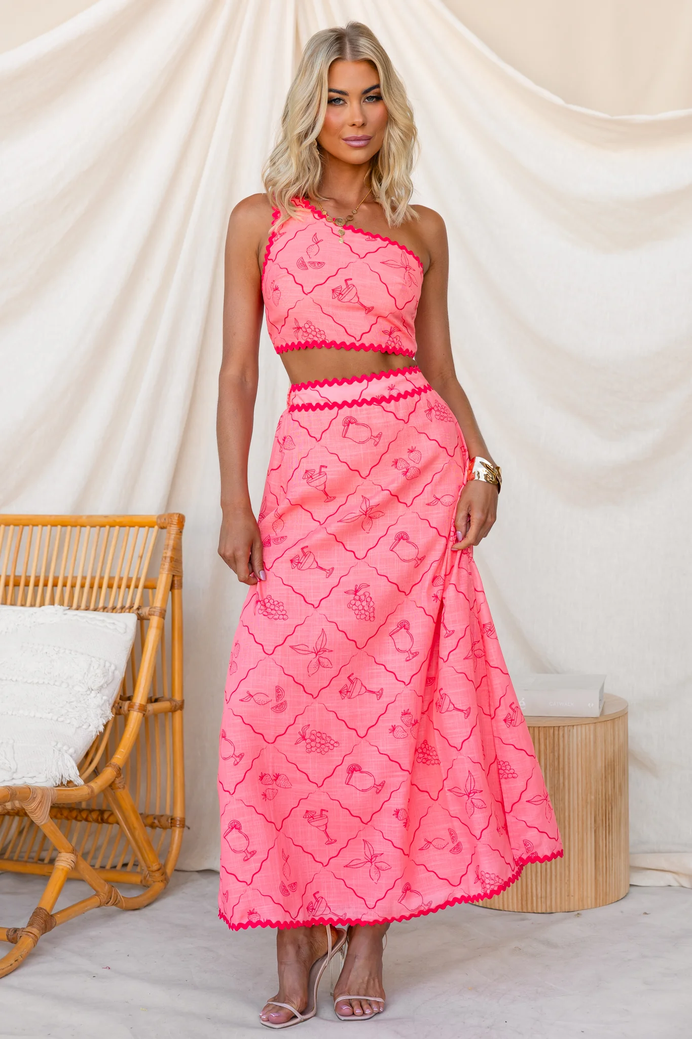 Burnt Light Maxi Skirt - Image 5