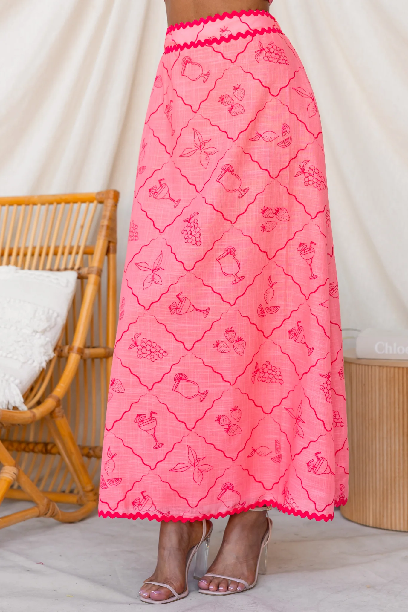 Burnt Light Maxi Skirt - Image 7