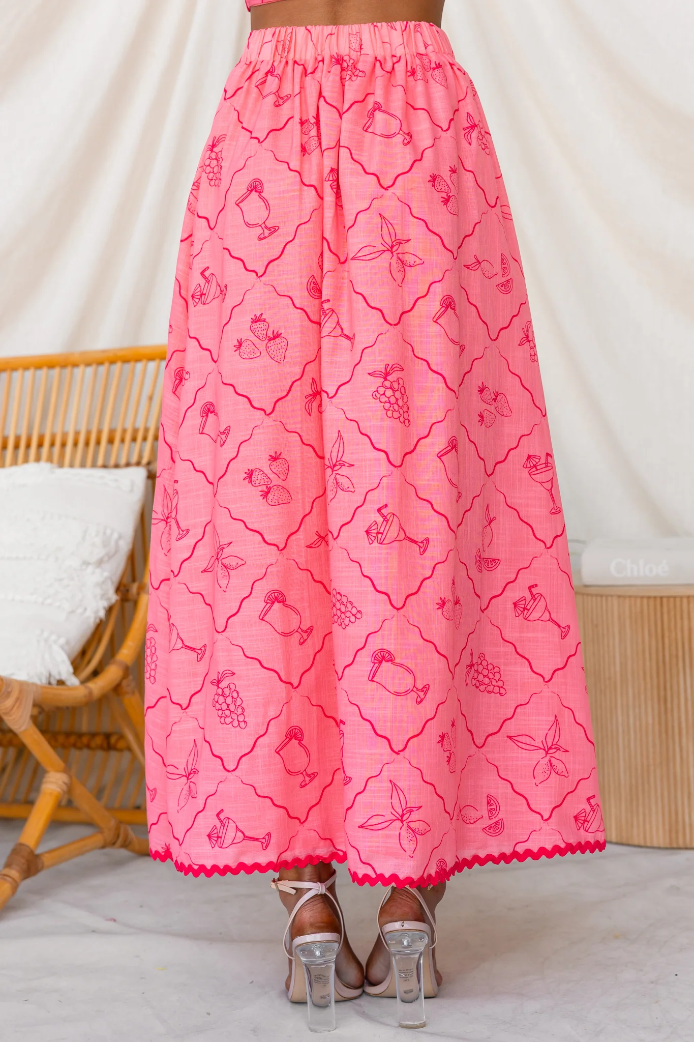 Burnt Light Maxi Skirt - Image 9