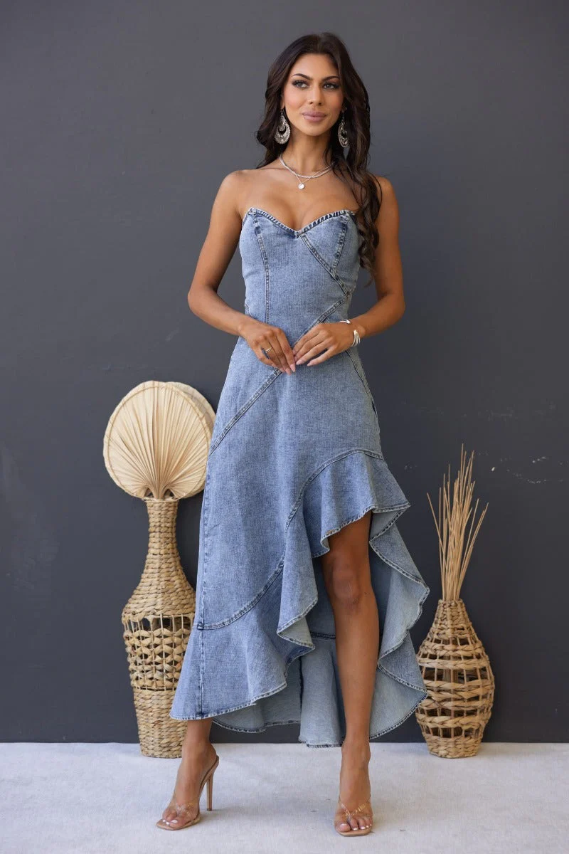Camdyn Denim Midi Dress
