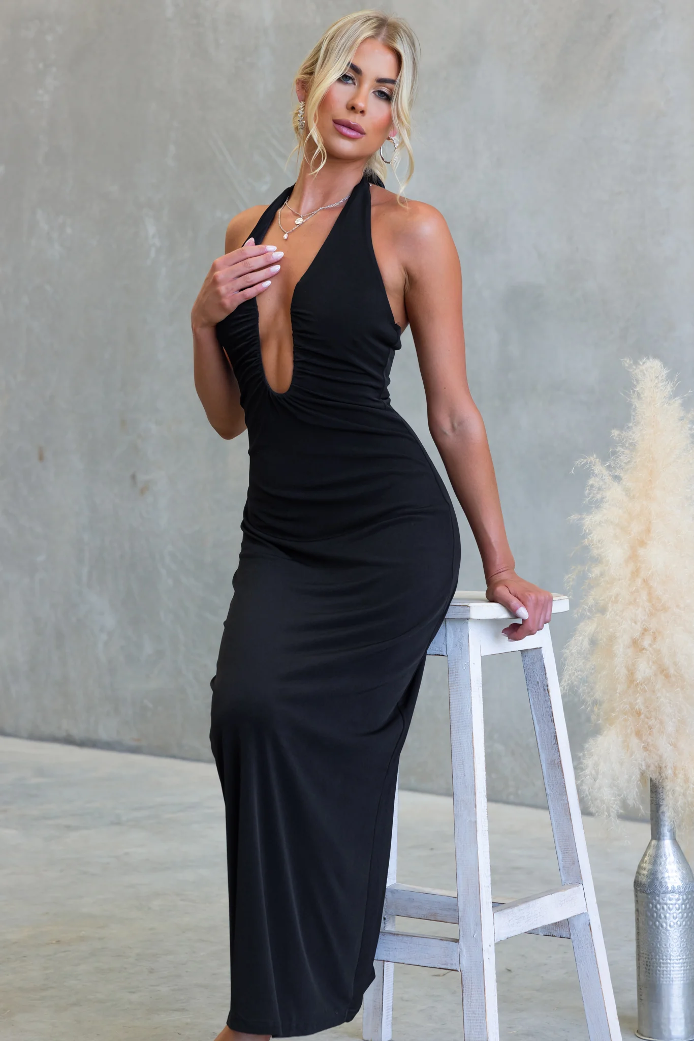Candlelight Charm Maxi Dress - Image 2