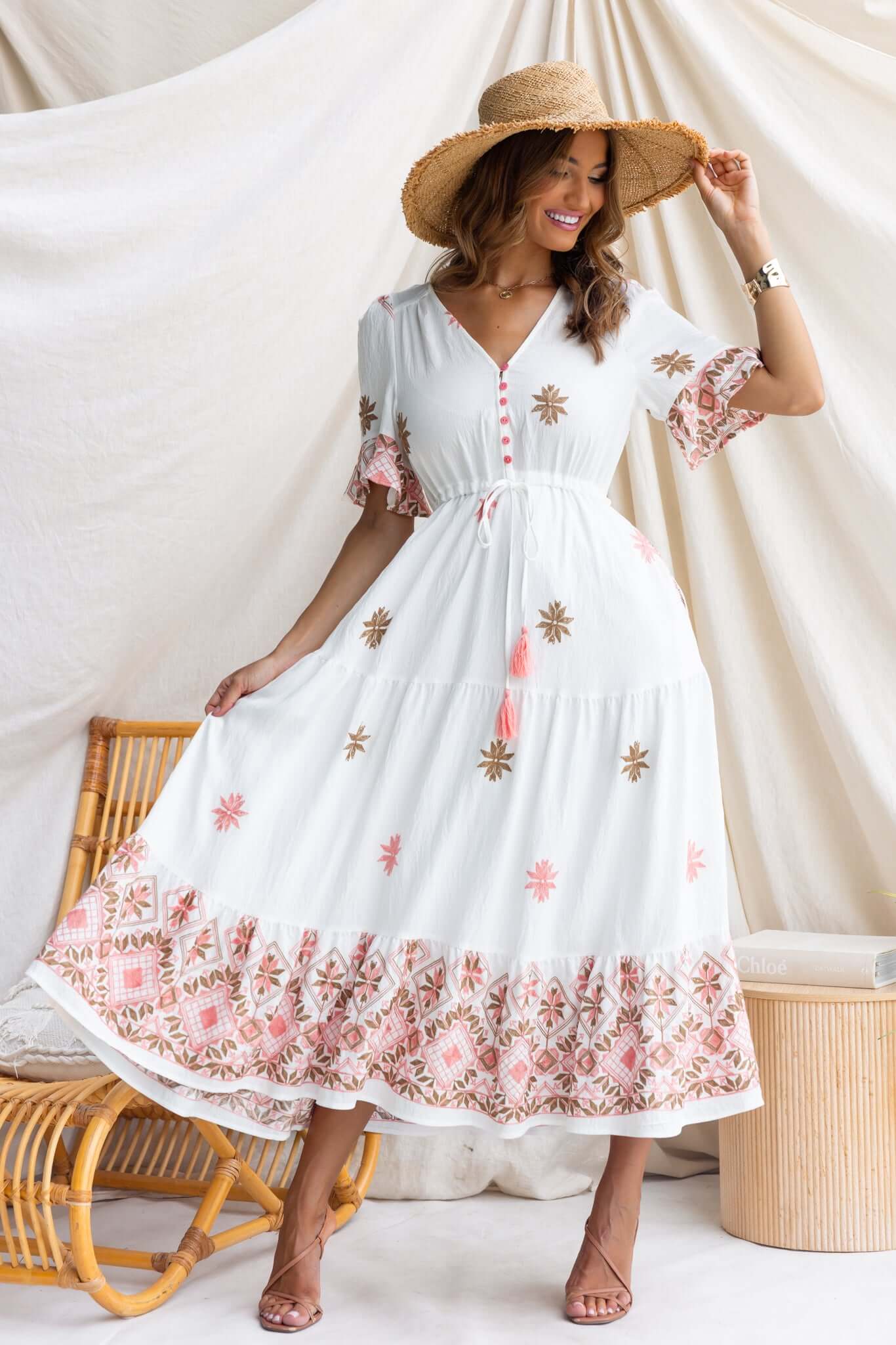 Capri Coast Midi Dress - Image 2