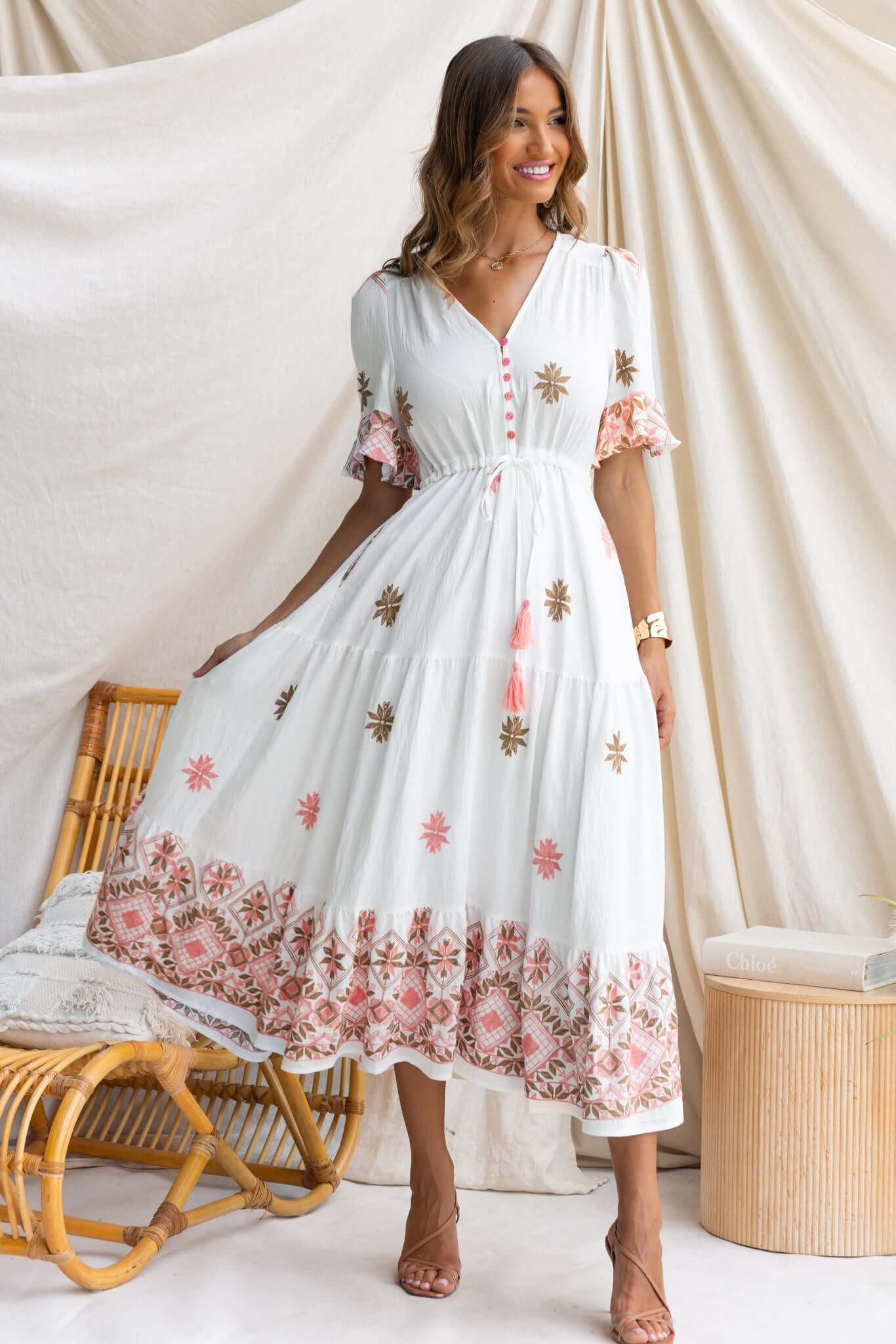 Capri Coast Midi Dress - Image 3