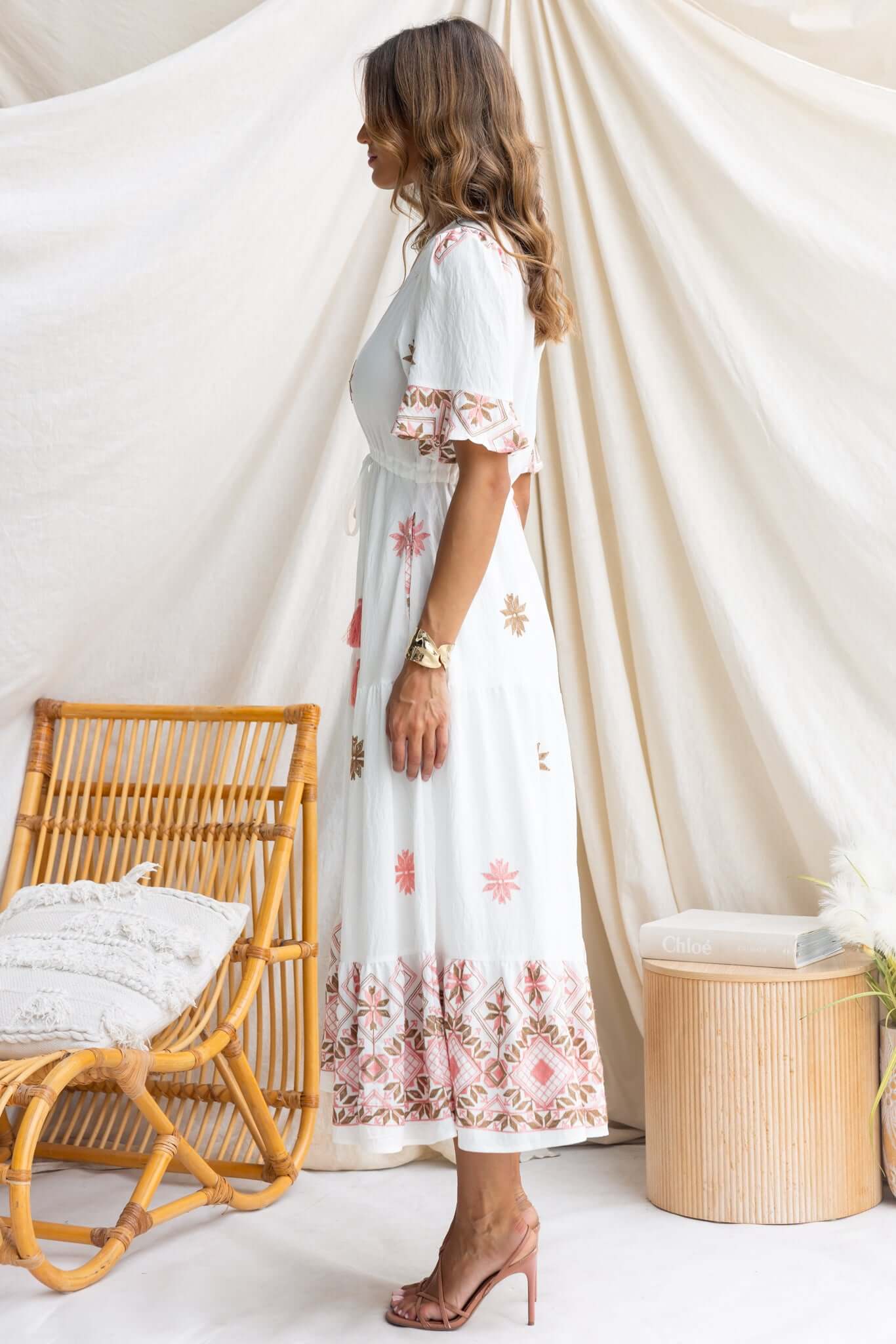 Capri Coast Midi Dress - Image 5