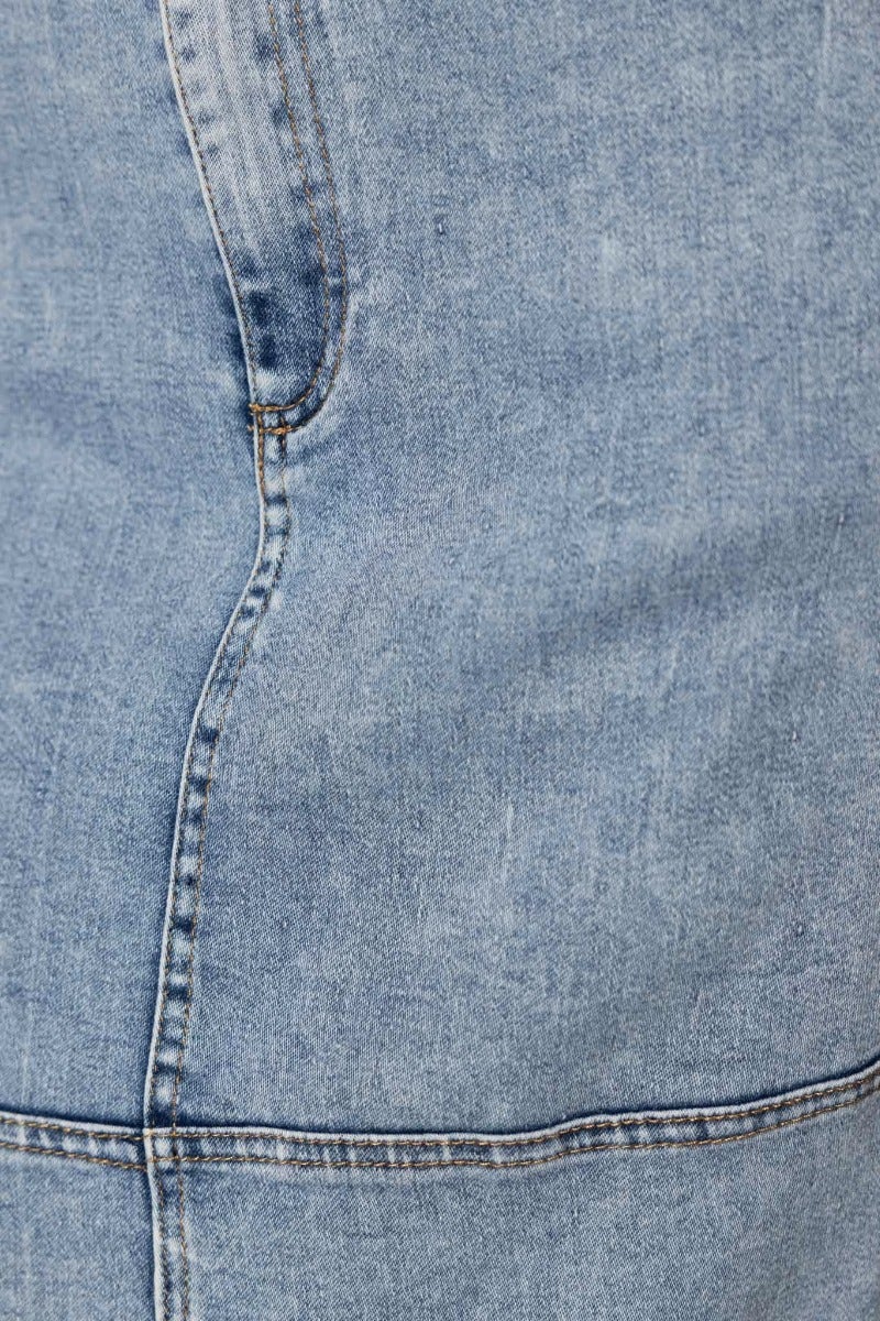 Caria Denim Midi Skirt - Image 7