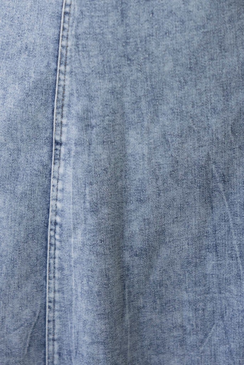 Castella Denim Midi Dress - Image 7