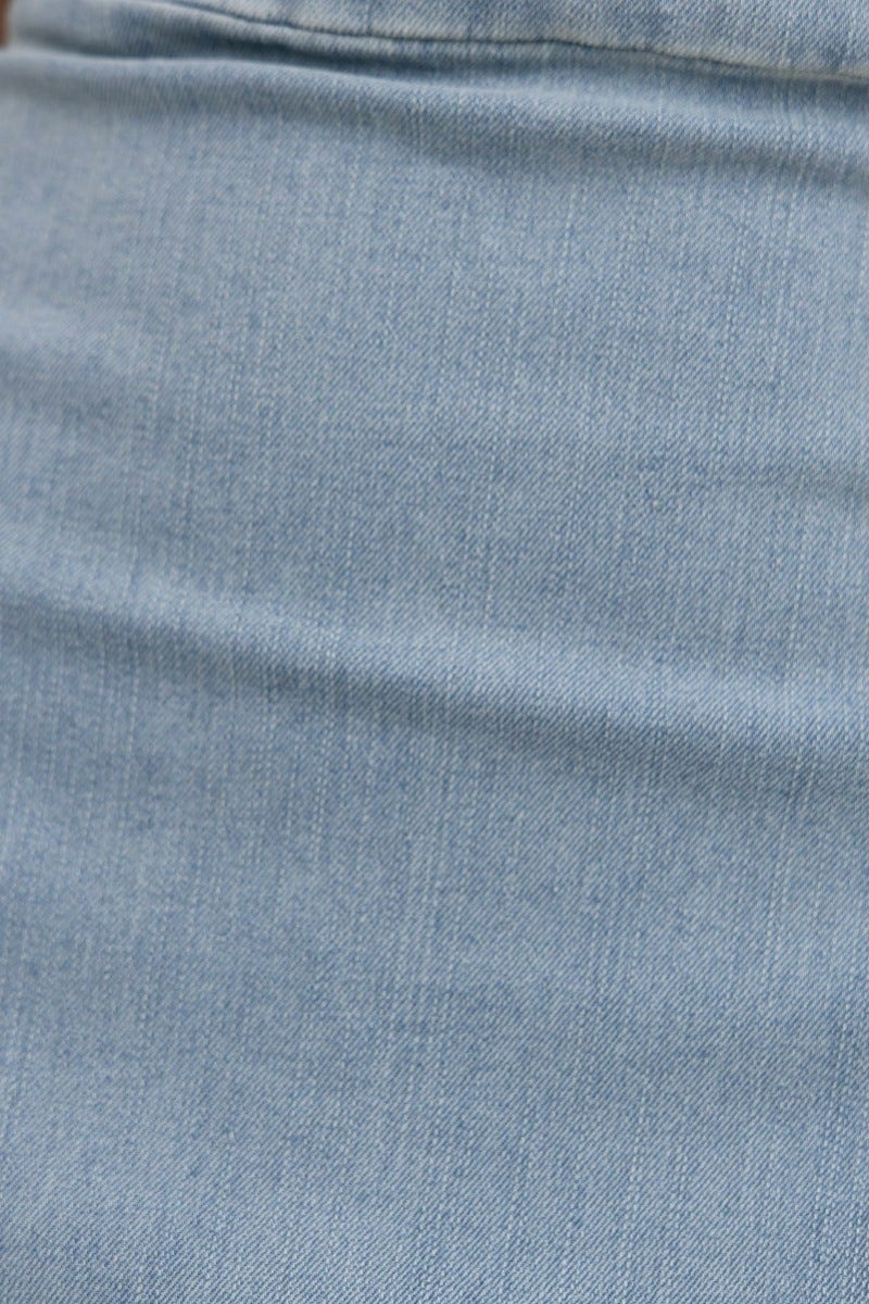 Chaos Denim Maxi Dress - Image 6