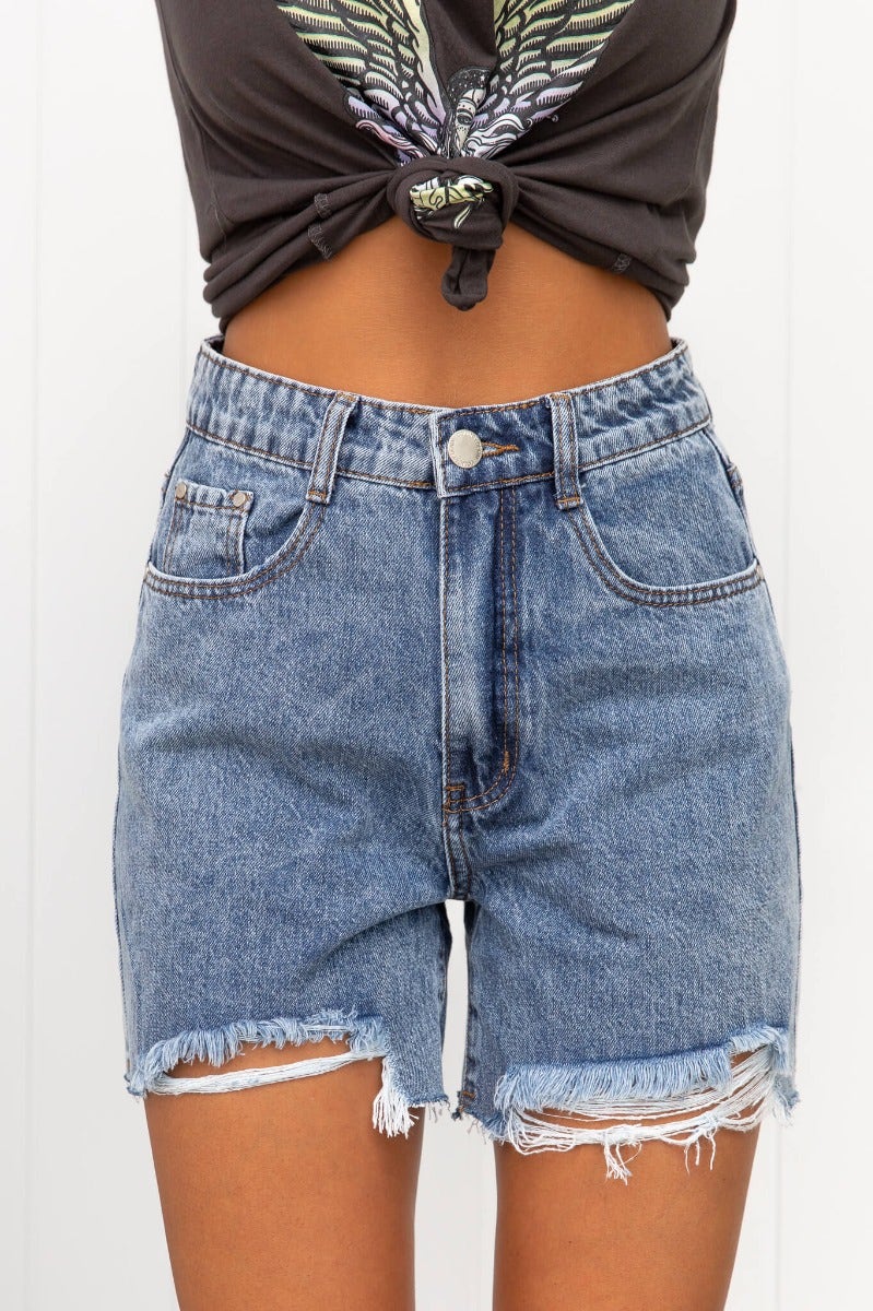 City Girl Denim Shorts - Image 2