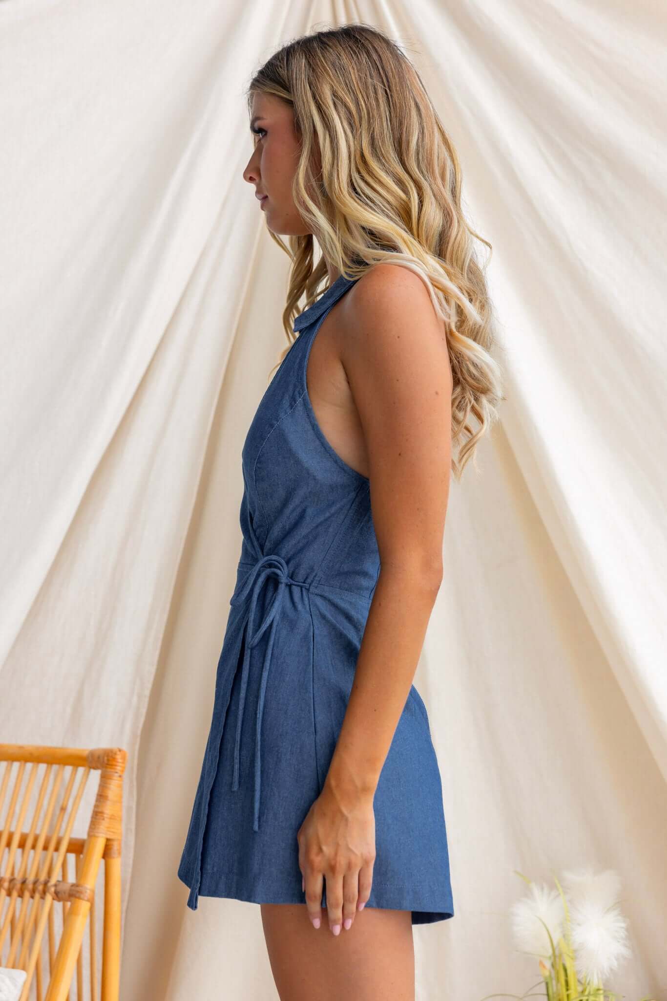 Club Denim Playsuit - Image 5