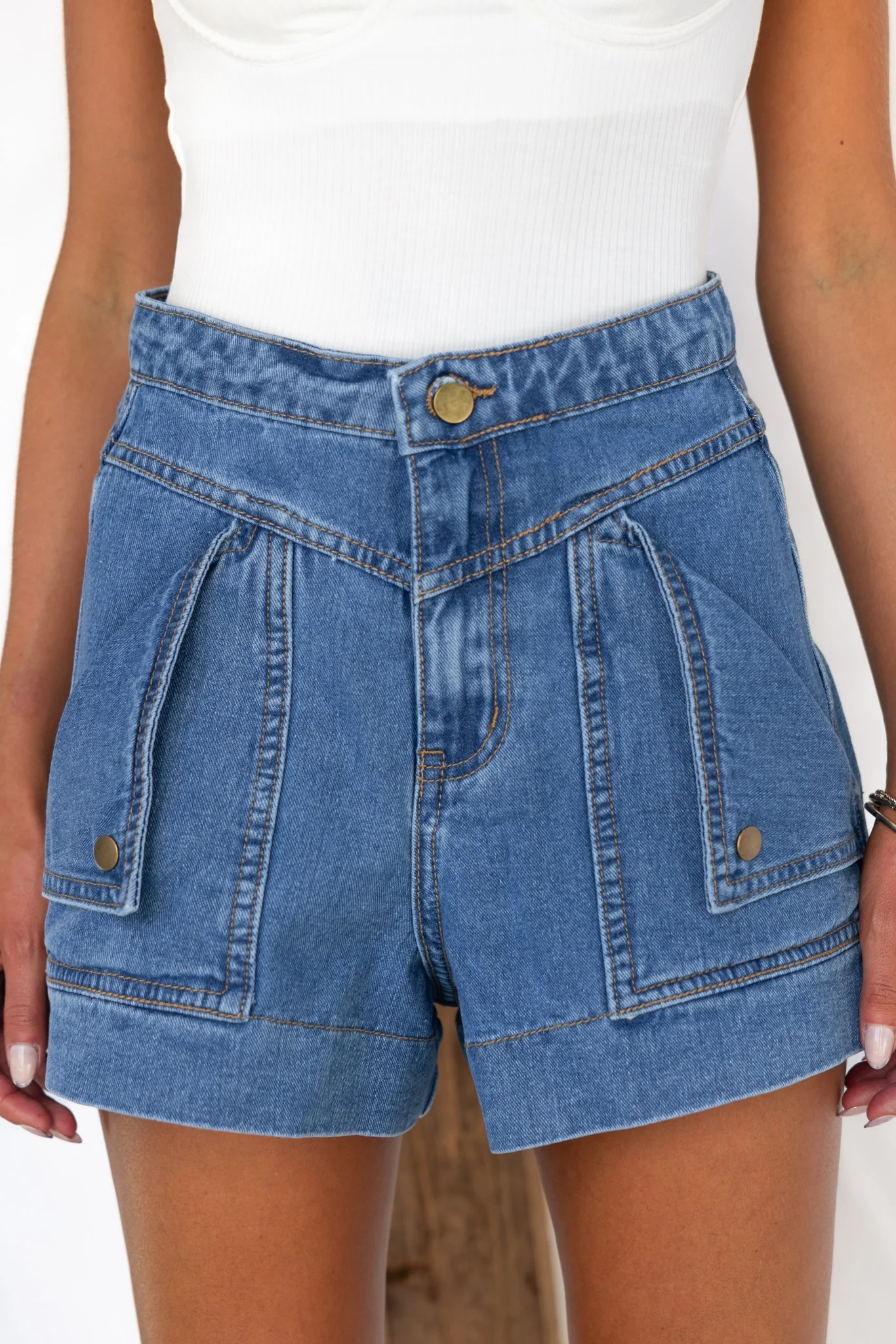 Colden Denim Shorts - Image 4