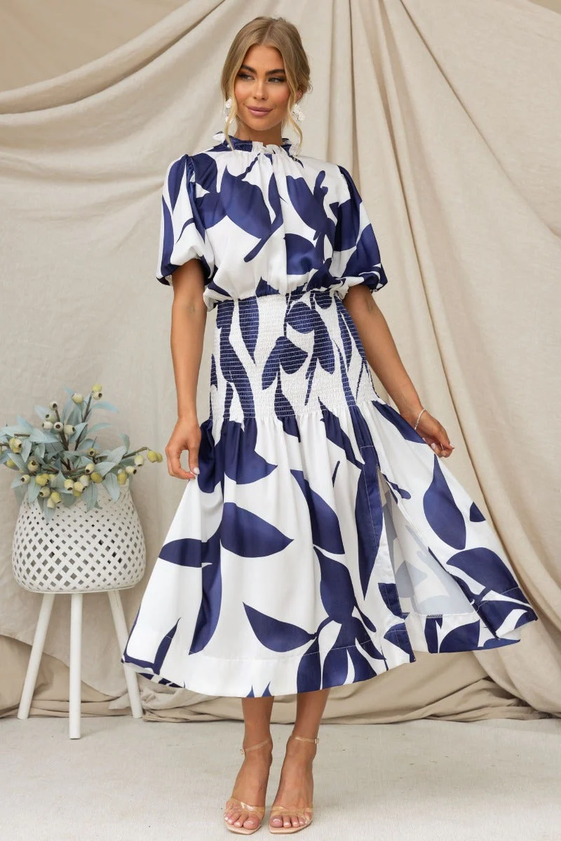 Coming Through Midi Dress