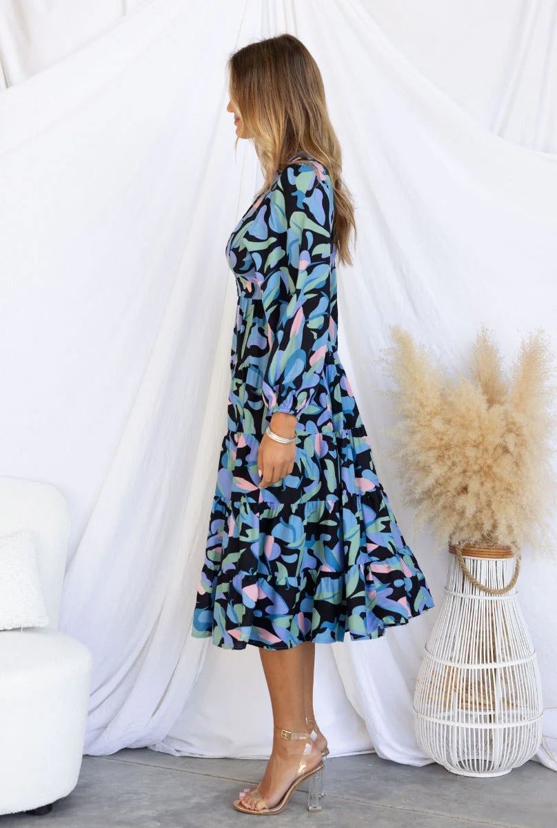 Coral Midi Dress - Image 4