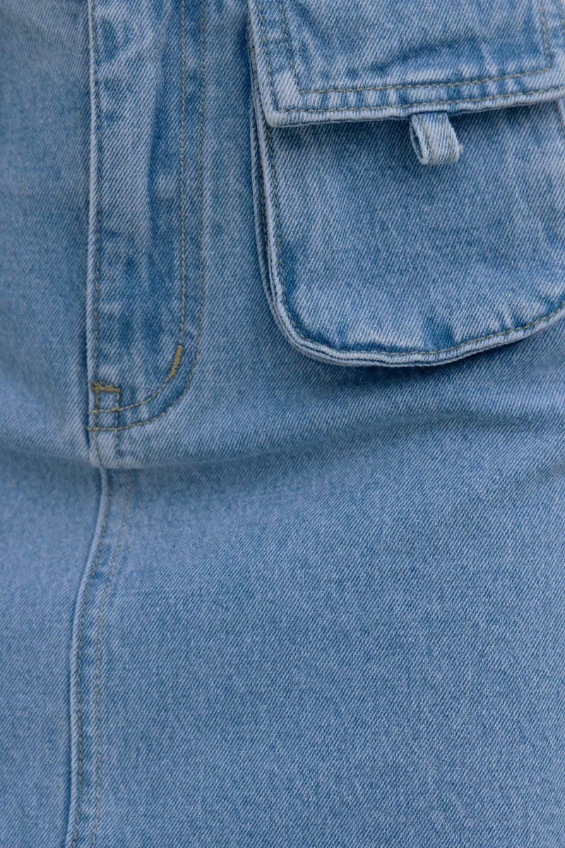 Corey Denim Skirt - Image 7