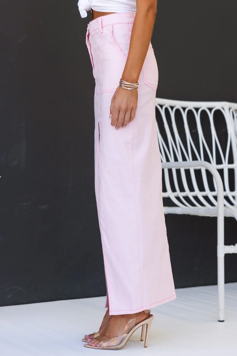 Cornelia Denim Maxi Skirt - Image 5