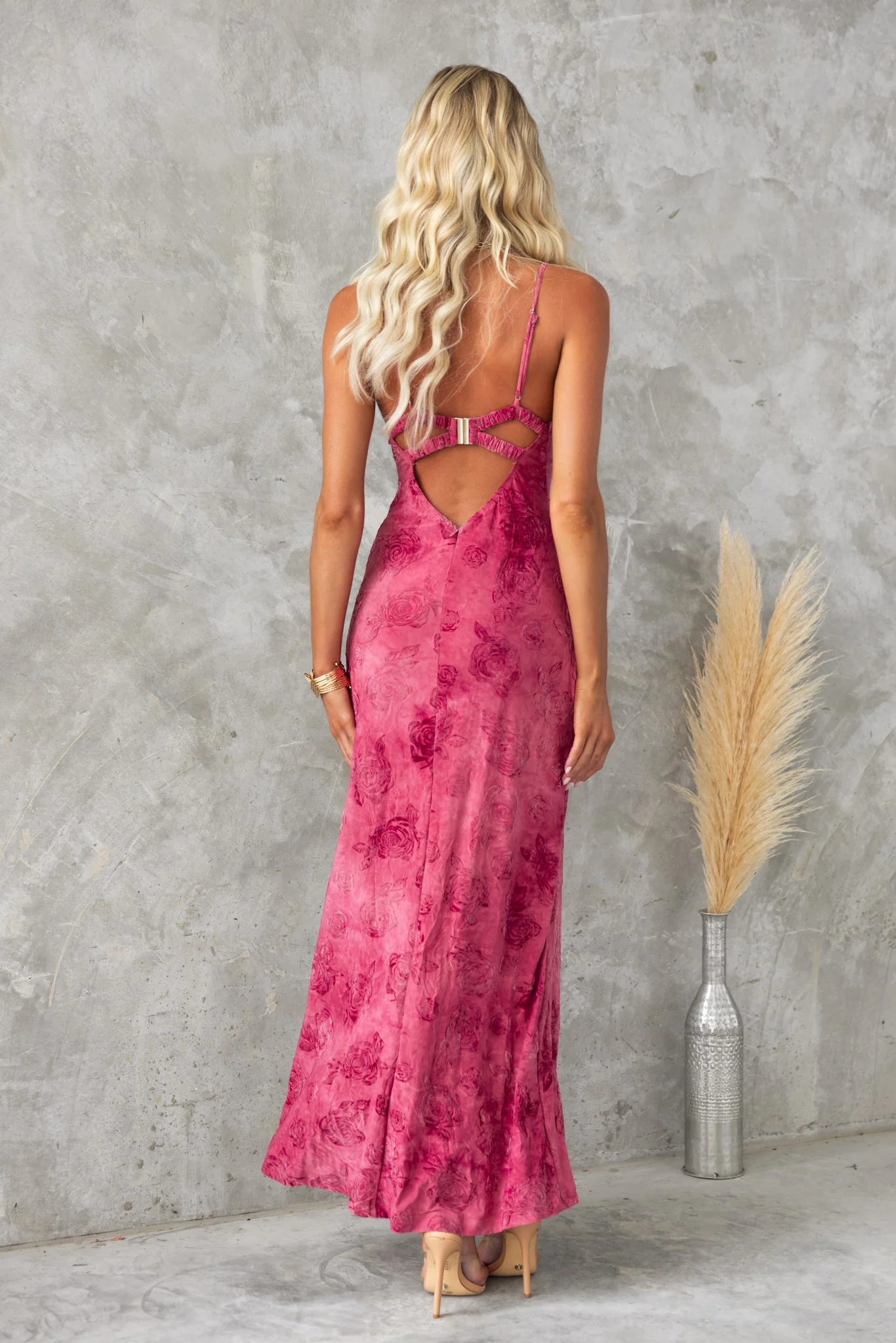 Crimson Maxi Dress - Image 6