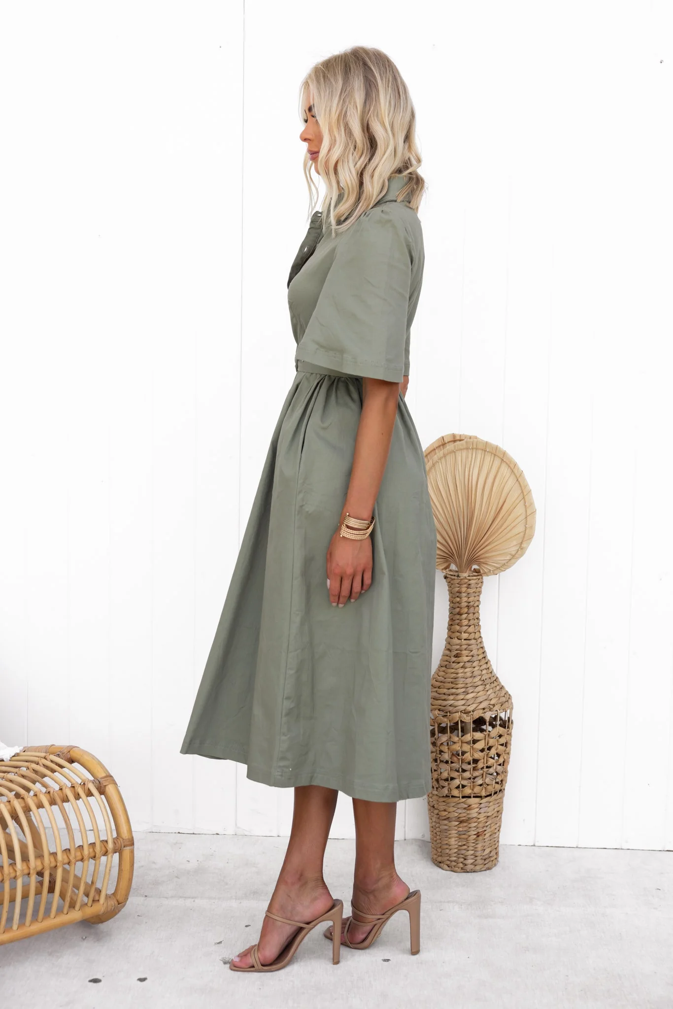 Damson Denim Midi Dress - Image 3