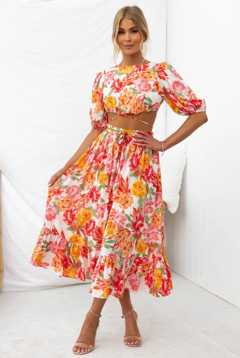 Daydream Girl Midi Skirt