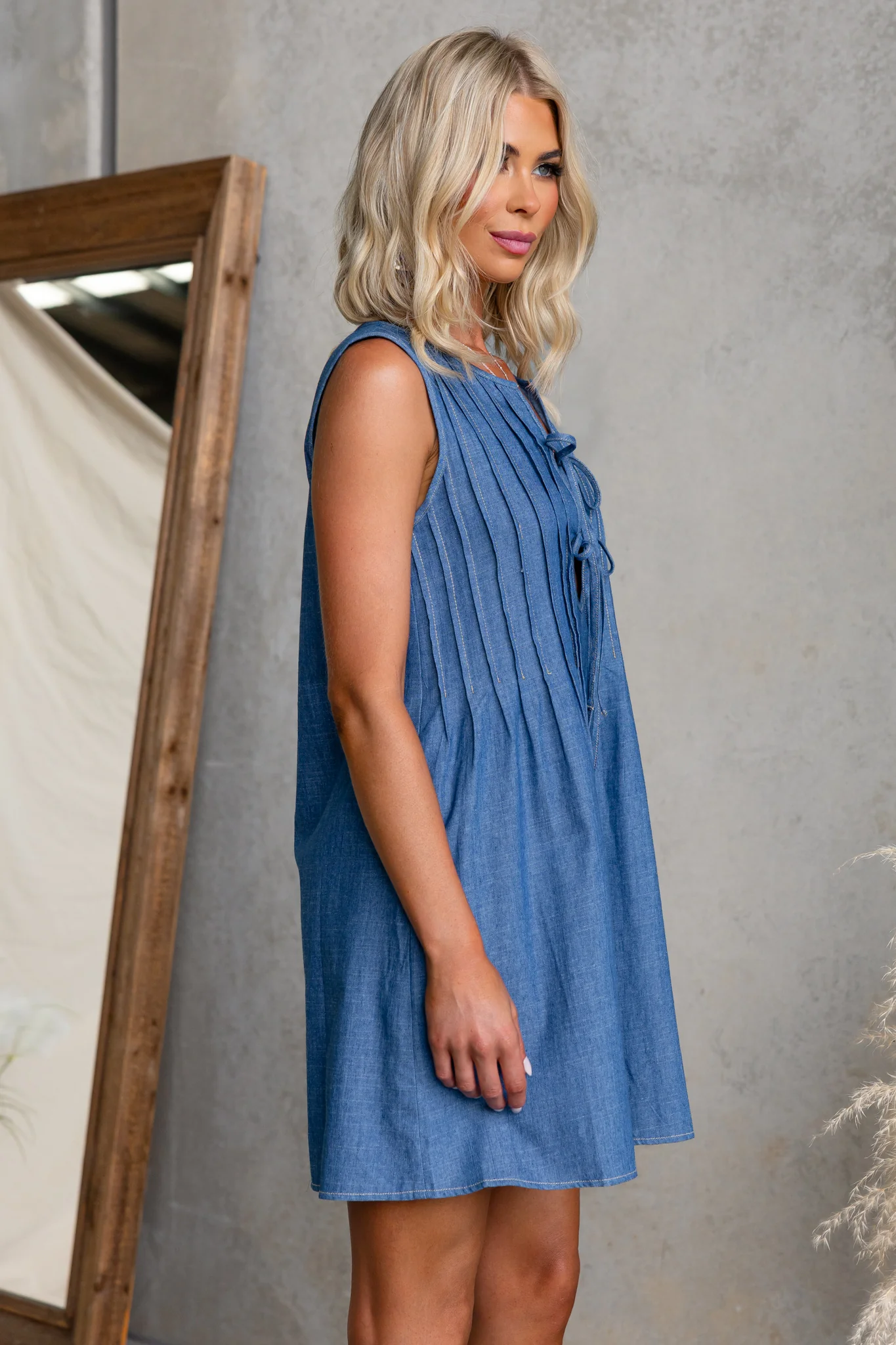Denara Denim Dress - Image 6
