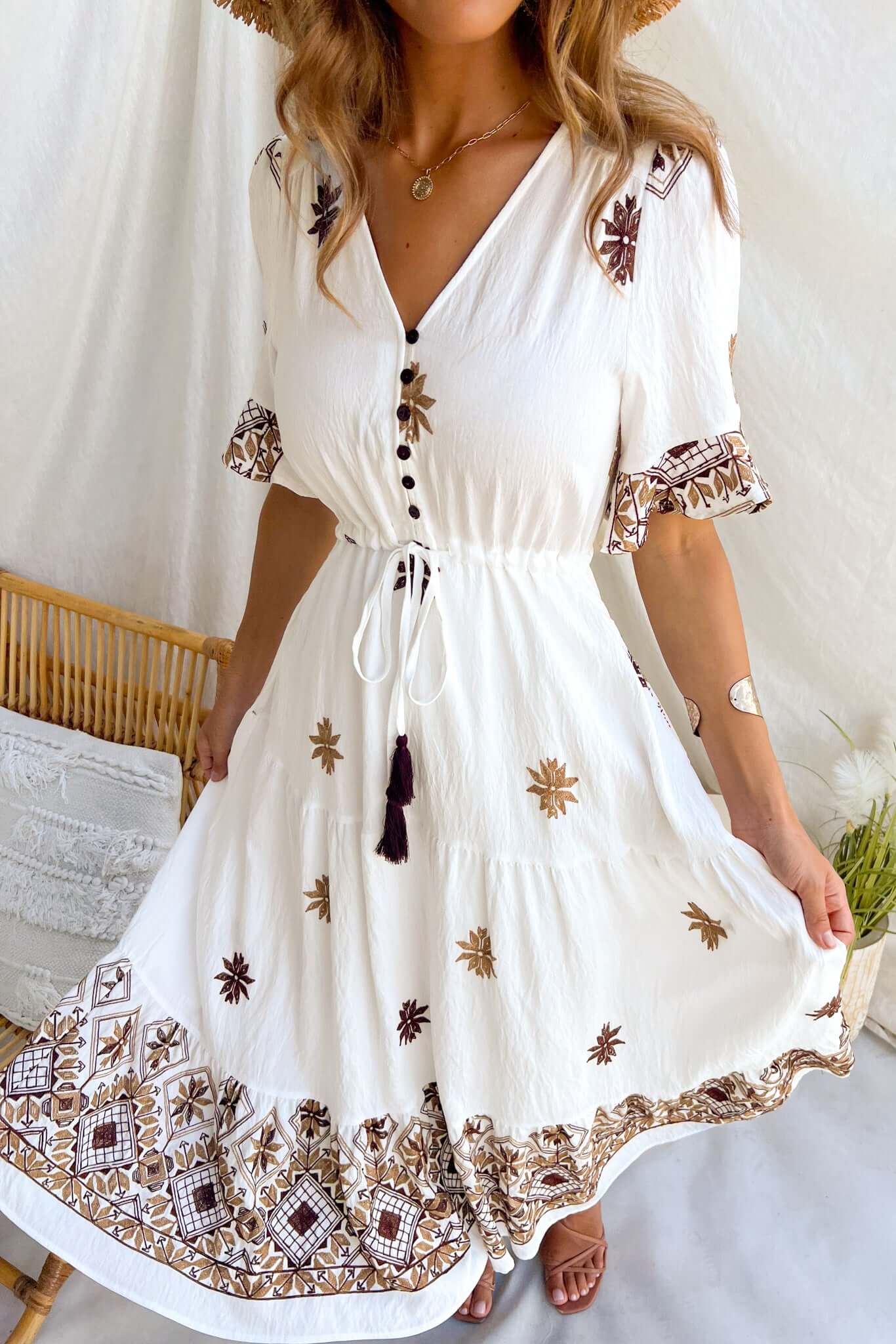 Capri Coast Midi Dress