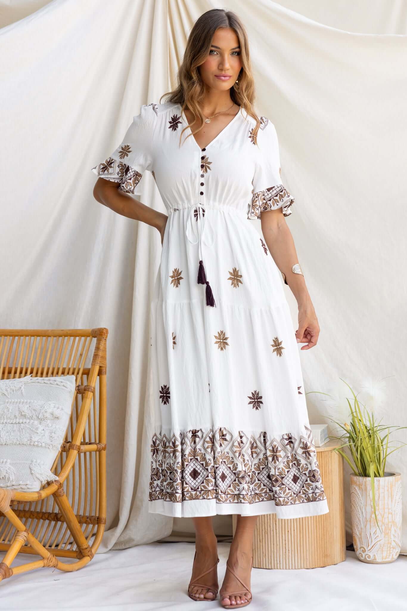 Capri Coast Midi Dress - Image 6