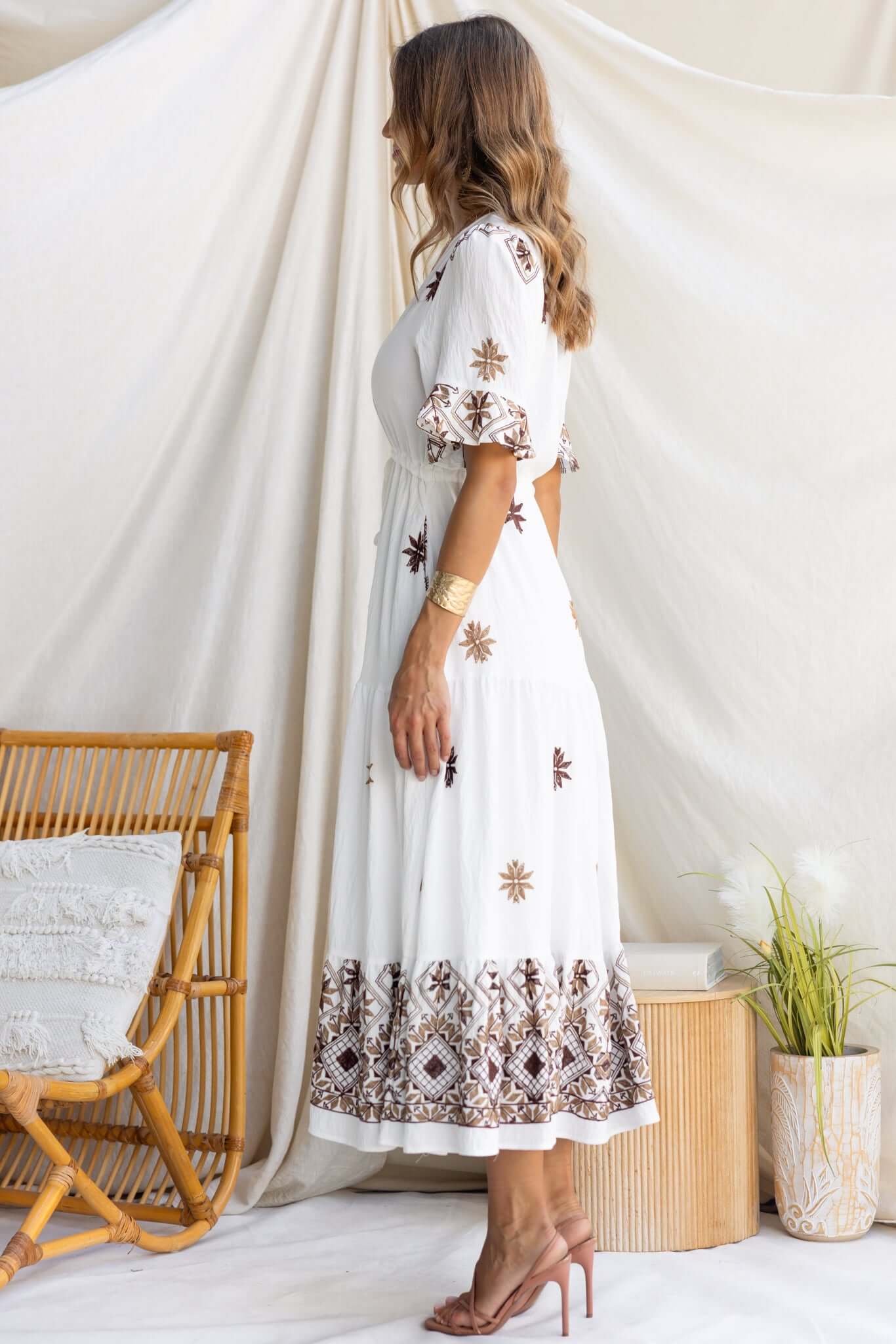 Capri Coast Midi Dress - Image 7