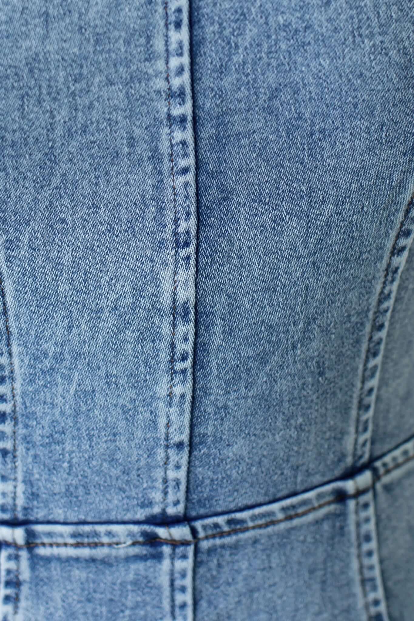 Duet Denim Maxi Dress - Image 7