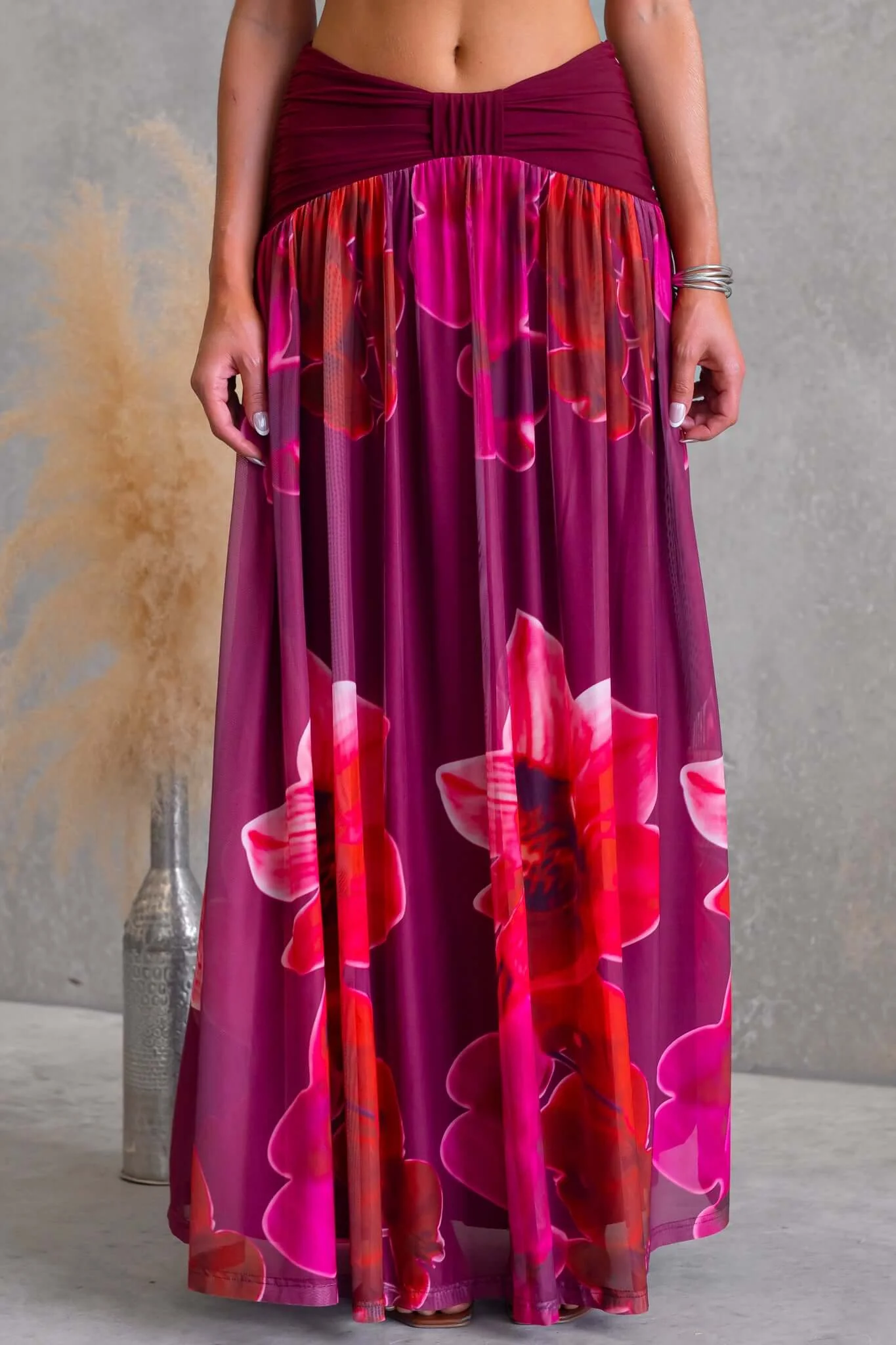 Dusken Bloom Maxi Skirt - Image 3