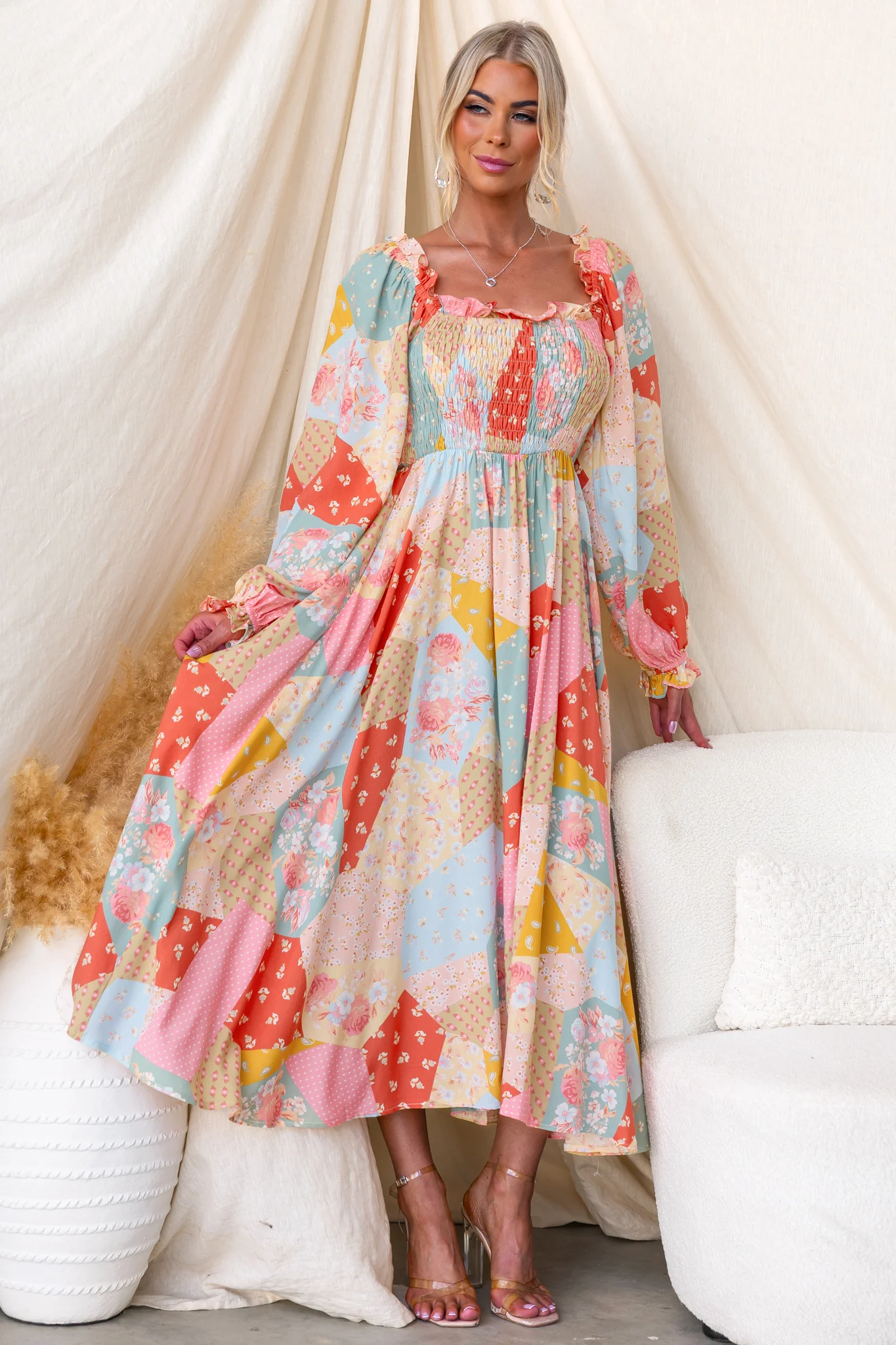 Dusty Light Maxi Dress