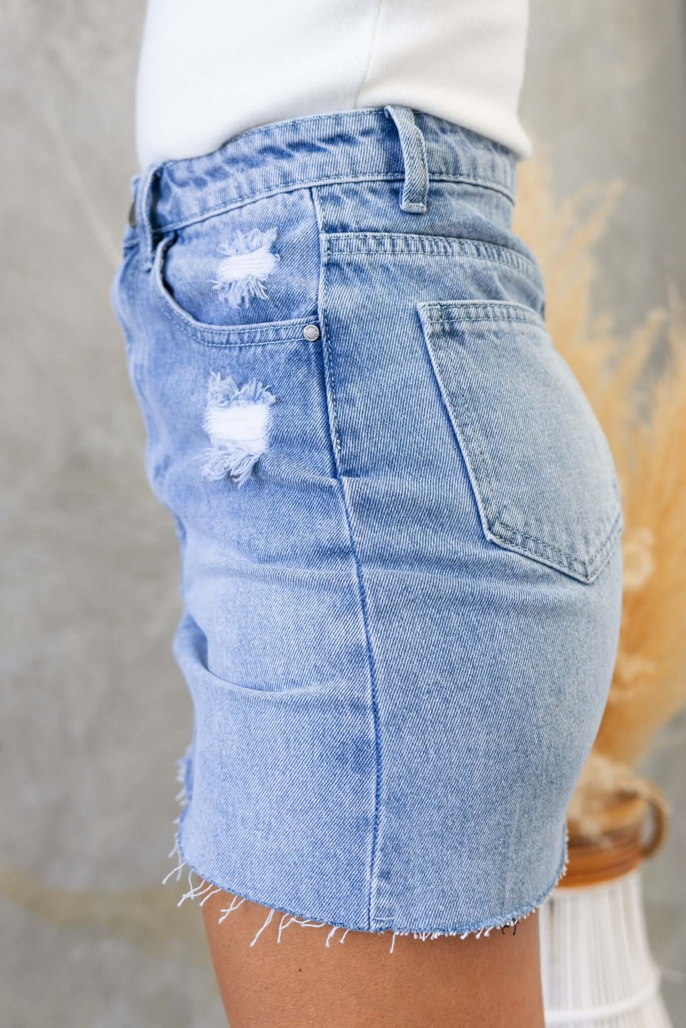 Dusty Road Denim Skirt - Image 8