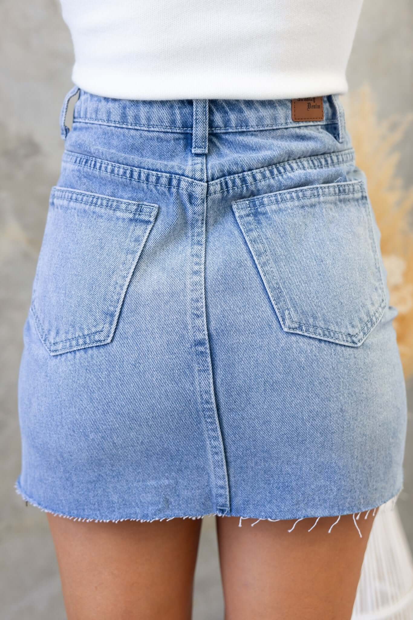 Dusty Road Denim Skirt - Image 9