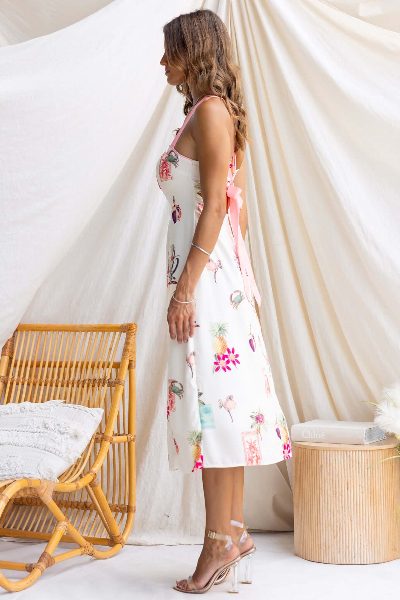 Eden Charm Midi Dress - Image 5